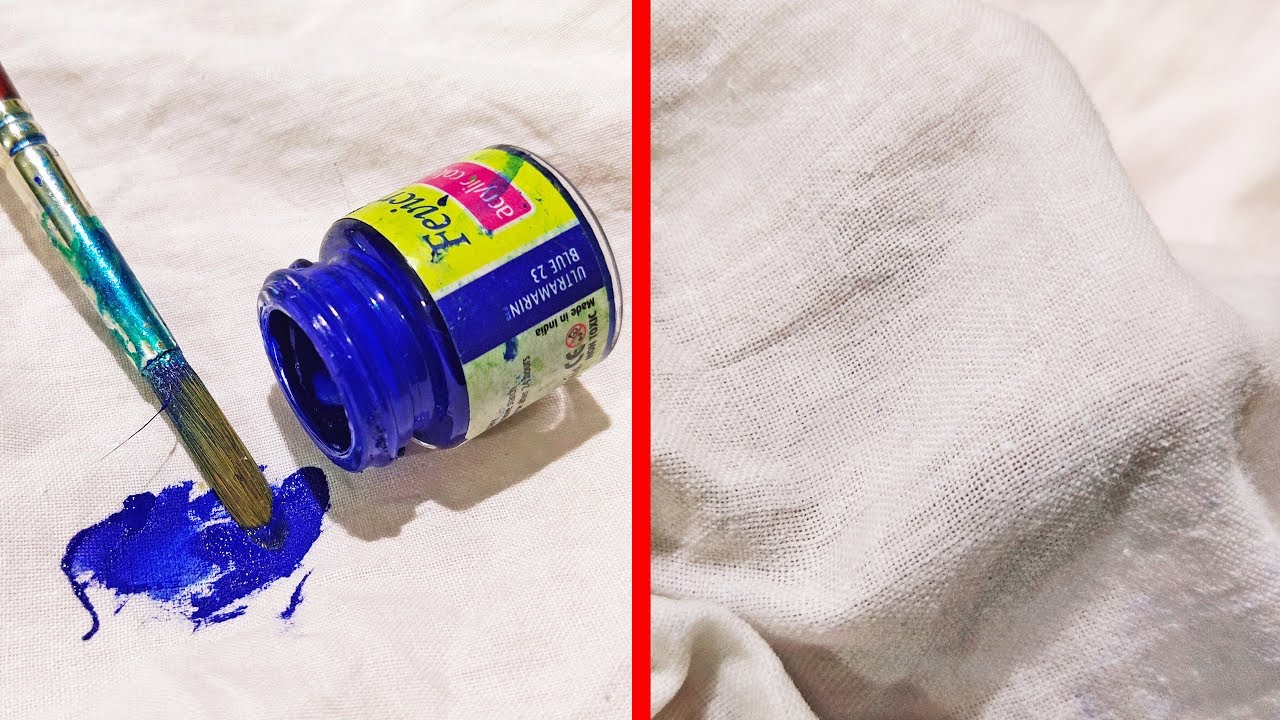 How to Take Out Acrylic Paint from Clothes: A Complete Guide